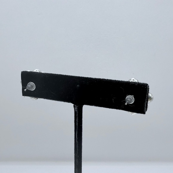 TAXCO Vintage Sterling Silver Cluster Earrings - Picture 4 of 11